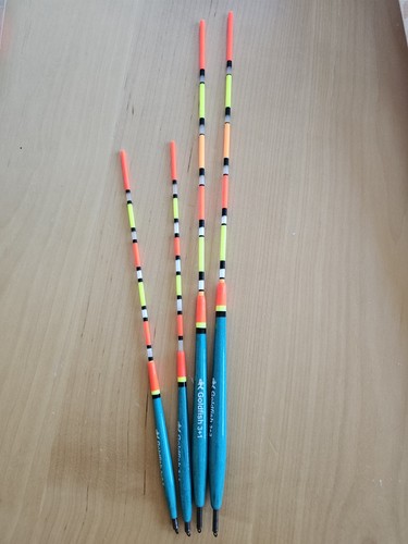 Waggler floats with stripey